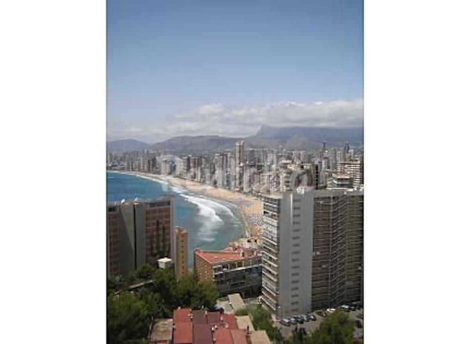 Apartamento Con Vistas A La Playa De Levante Benidorm Zewnętrze zdjęcie